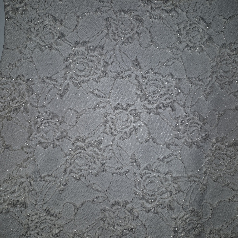 Donna Ricco NY Size 12 Elegant Cream Lace Dress - Picture 2 of 7